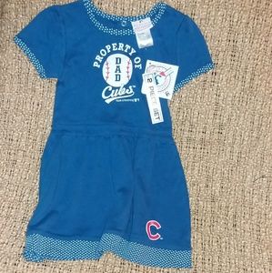 2-pc girls Cubs outfit